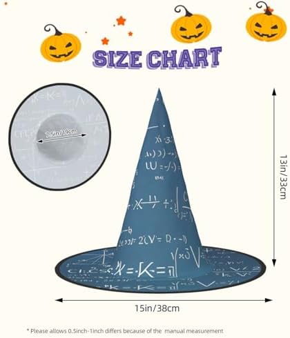 Witch Hats Halloween Cone Wizard Hat Costume