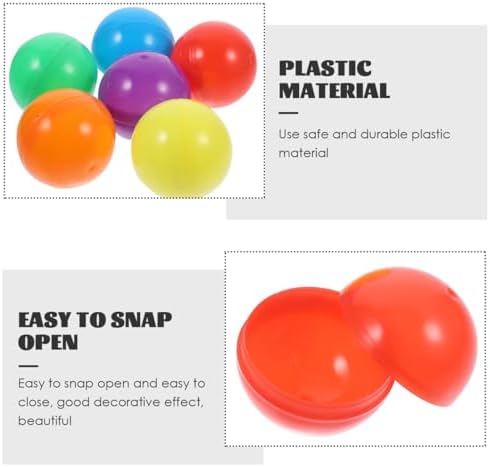Amosfun 50pcs Gumball Capsules for Party Favors