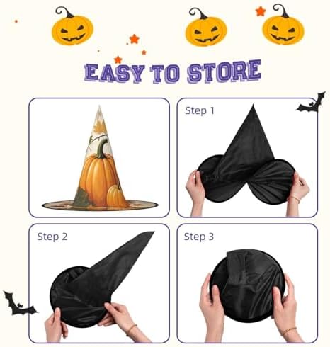 Witch Hats Halloween Costume Party Headwear for Adults