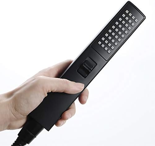 KAREFRI Handheld Shower Head with 2 Functions and 15m Hose Black