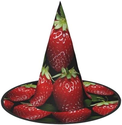 Red Strawberry Witch Hat Halloween Costume