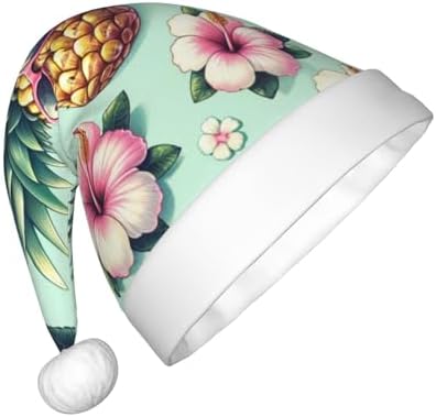 Augenstern Christmas Hat Pineapple With Glasses Floral Unisex Santa Hat