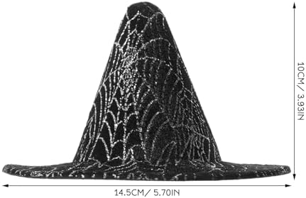 LOGOFUN Halloween Witch Hat Mini Pet Costume Hat