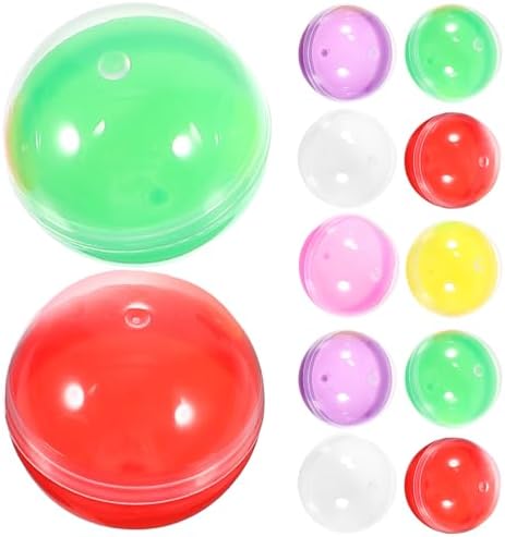 Vaguelly 50pcs Fillable Plastic Capsules for Party Favors