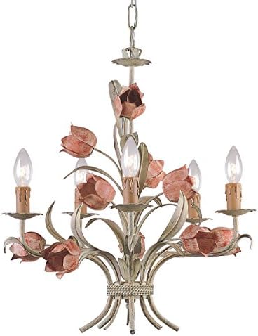 Crystorama Paris Flea Market 19 Inch Tulip Chandelier