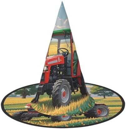 Witch Hats Halloween Cone Wizard Tractor Costume Hats