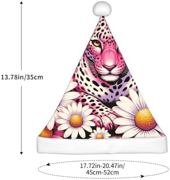 Augenstern Christmas Hat Leopard Daisies Santa Hat