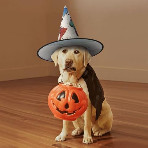 World Map Witch Hat Halloween Costume Headwear