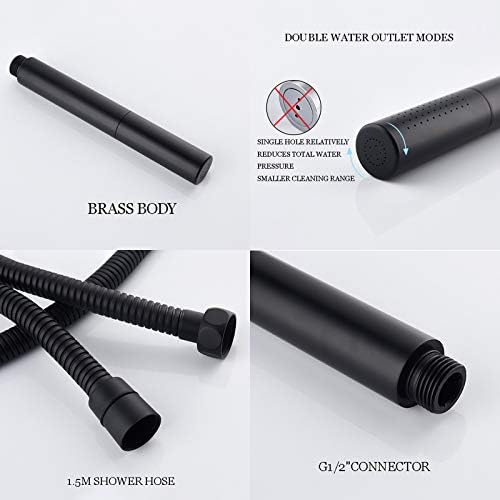 Handheld Shower Head with Holder and 15M Hose