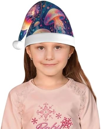 Augenstern Colorful Jellyfish Christmas Hat Unisex Santa Hat