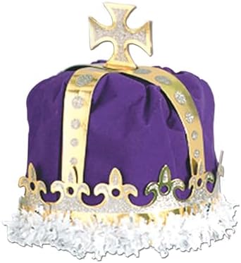 Beistle Royal Kings Crown Purple Party Accessory 1 Count