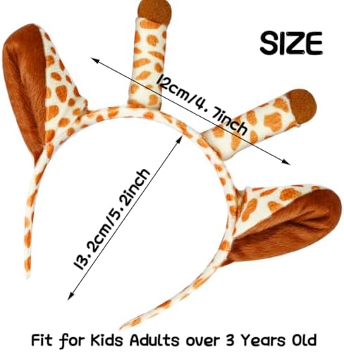 Cute Animal Ears Headband Plush for Kids and Adults