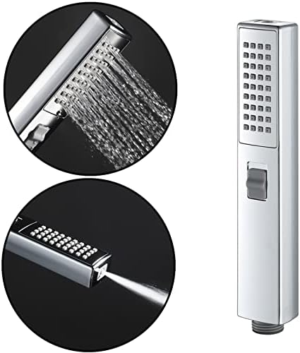 UWEREBFM X 2 Functions Handheld Shower Head with ABS and Hose