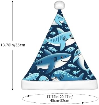Augenstern Christmas Hat Shark Unisex Santa Hat