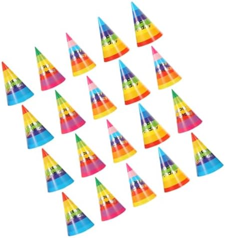 LOGOFUN 36 Pcs Birthday Cone Hats for Kids