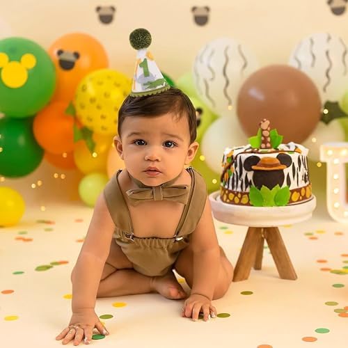 Jungle Safari 1st Birthday Hat for Boys