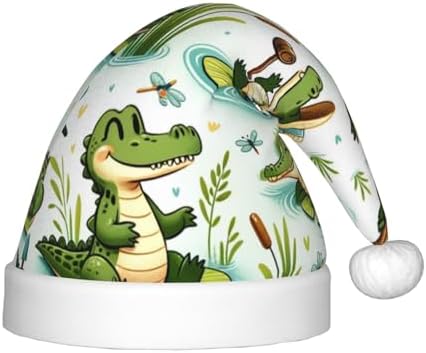 Augenstern Christmas Hat Alligator Paradise Santa Hat Unisex