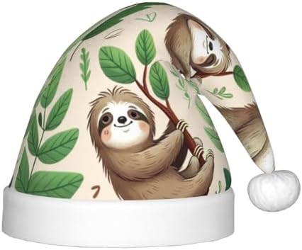 Augenstern Christmas Hat Sloth Tree Unisex Santa Hat