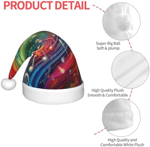 Augenstern Christmas Hat Musical Notes Santa Hat for Kids