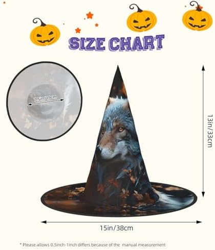 Witch Hats Halloween Cone Wizard Costume Hat for Adults 1