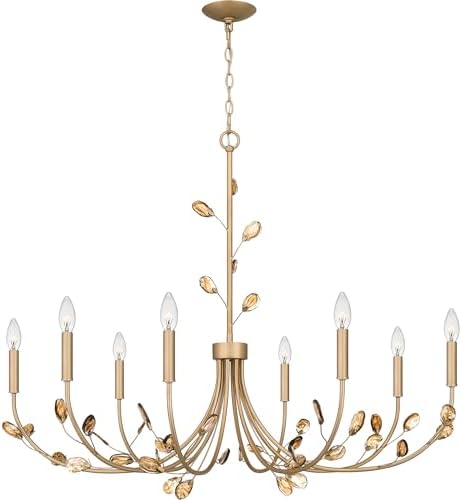 Quoizel Heiress 8 Light Bronze Gold Chandelier