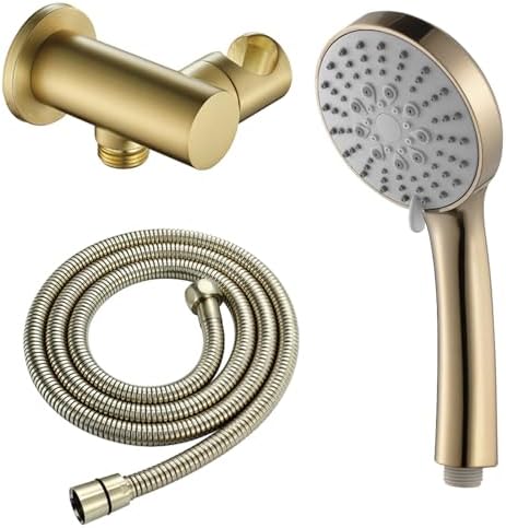UWEREBFM Handheld Shower Head with 5 Spray Settings