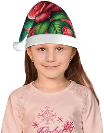 Augenstern Christmas Hat Clusters Roses Floral Santa Hat Unisex