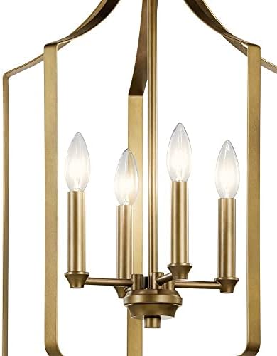 4 Light Traditional Candle Style Mini Chandelier Light Fixture Olde Bronze