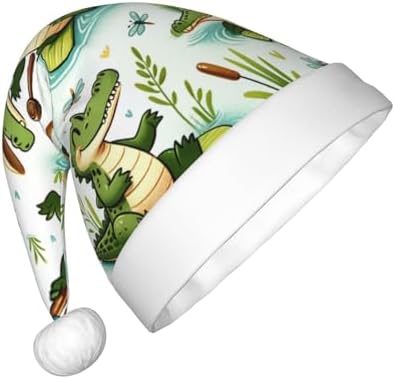 Augenstern Christmas Hat Alligator Paradise Santa Hat Unisex