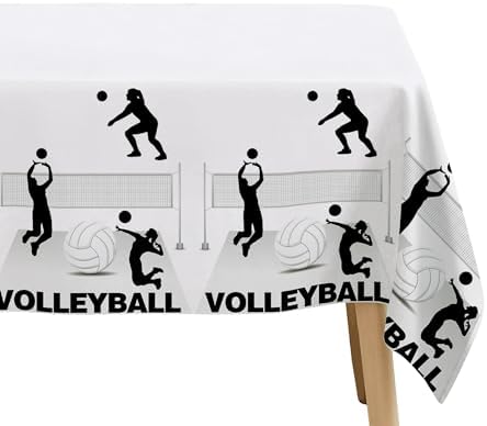 Volleyball Party Tablecloth 3 Pack