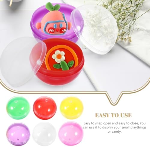 50PCS Fillable Gumball Machine Capsules