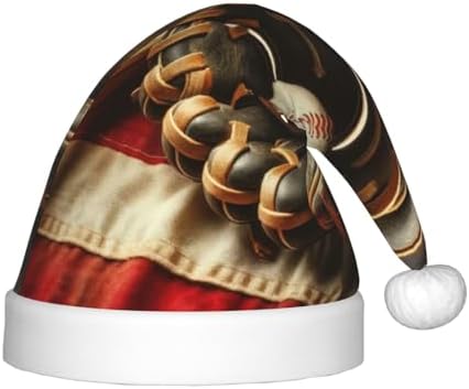 Augenstern Christmas Hat with American Flag Baseball Glove Design