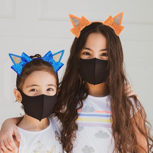 Dog Birthday Party Supplies Headbands Ears Hair Bow Clips 2PCS