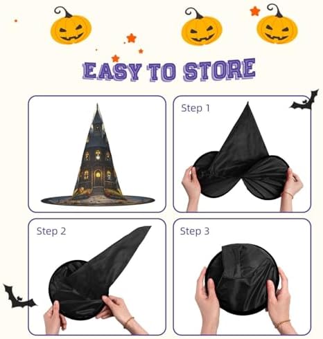 Moon Castle Witch Hats Halloween Costume Headwear
