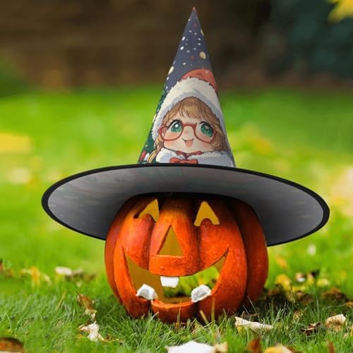 Witch Hats Halloween Costume Cone Wizard Hat for Kids and Adults