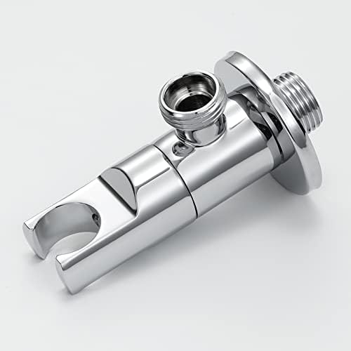 UWEREBFM 15M Chrome Handheld Showerhead Set with 2 Functions