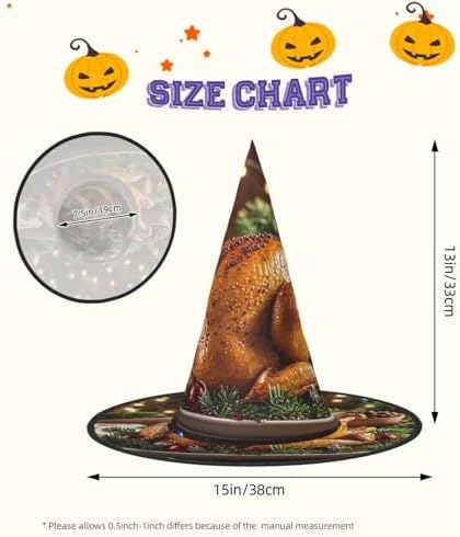 Witch Hats Halloween Costume Cone Wizard Hat 1