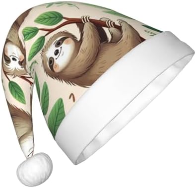 Augenstern Christmas Hat Sloth Tree Unisex Santa Hat