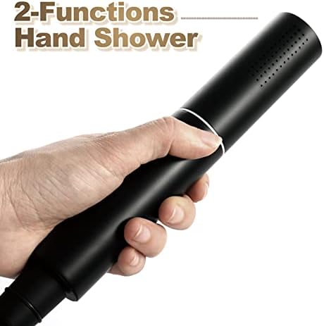 Chrome Handheld Shower Head with 2 Settings and High Pressure