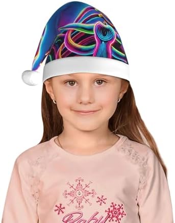 Augenstern Neon Skeleton Christmas Hat For Kids