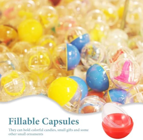 ABOOFAN 50pcs Vending Machine Capsules for Kids Party Favors