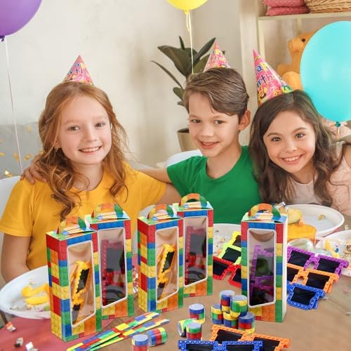 Wettarn 48 Pcs Building Block Party Favors for Kids