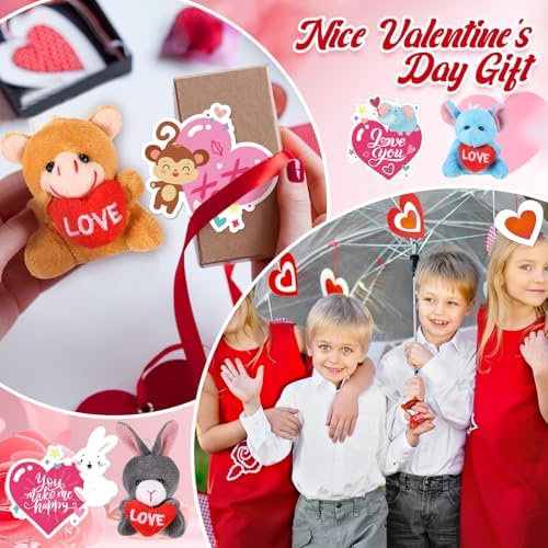 45 Piece Graduation Gift Set Mini Plush Toys with Cap and Cards