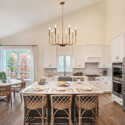 Bed Bath Beyond 8-Light Brass Farmhouse Chandelier