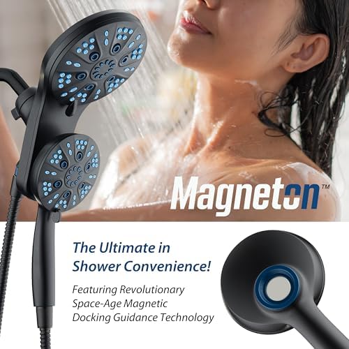 Magneton 48-Mode Luxury 3-Way Combo Shower System with Magnetic Docking