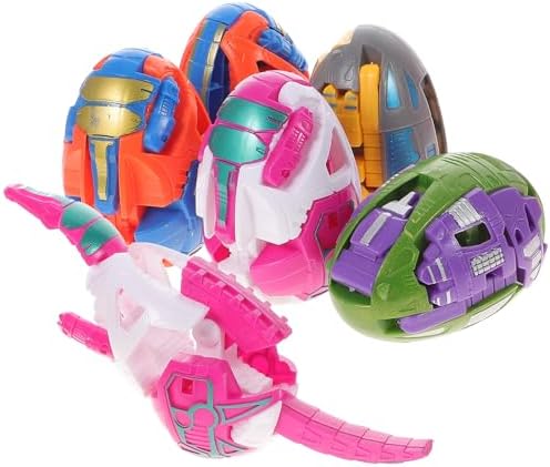 6pcs Dinosaur Transforming Toy Set