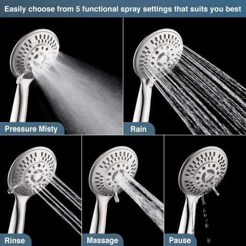 Bright Showers Adjustable Handheld Shower System