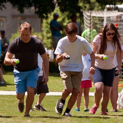 12 Pack Soccer Spoon Relay Race Game Set for Adults and Teens