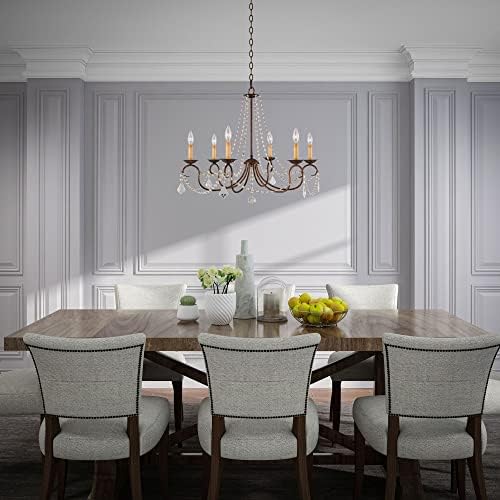 Livex Lighting 6516-71 6 Light Chandelier with Venetian Golden Bronze Finish