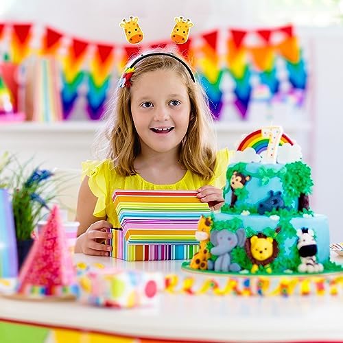 Whaline Jungle Animals Headbands and Hair Hoops - 9Pcs Set
